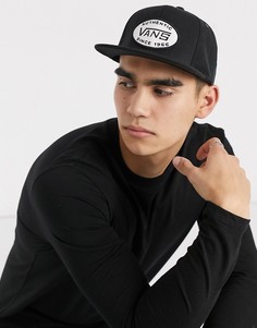 Черная мужская бейсболка Vans-Черный