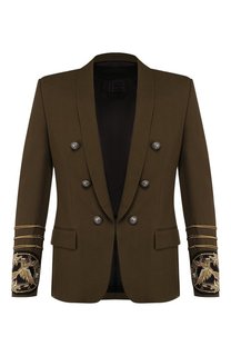 Хлопковый пиджак Balmain