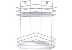Полка Rosenberg 2-х ярусная угловая RUS-385045-2 (серебристый)