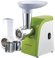 Мясорубка Endever Sigma 44 (белый, зеленый)