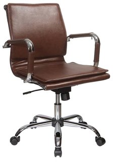 Кресло руководителя Бюрократ CH-993-LOW (коричневый)