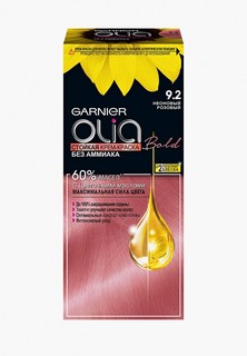 Краска для волос Garnier "Olia" с цветочными маслами, без аммиака, оттенок 9.2 Неоновый розовый, малиновый, 110 мл.