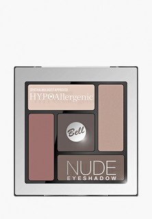 Тени для век Bell Сатиново-кремовые Nude Eyeshadow Гипоаллергенные Тон 01