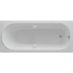 Акриловая ванна Акватек Лея 170х75 см фронтальная панель, каркас, слив-перелив справа (LEY170-0000057)