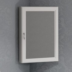 Зеркальный шкаф Opadiris Клио 45 угловой, правый, белый матовый 9003 (00-00000220)