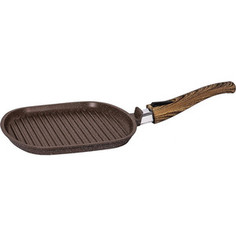 Сковорода-гриль со съемной ручкой Мечта 25x25 см Гранит Brown (065806)