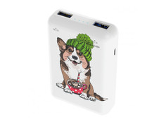 Внешний аккумулятор Ritmix Power Bank RPB-10007 10000mAh Corgi