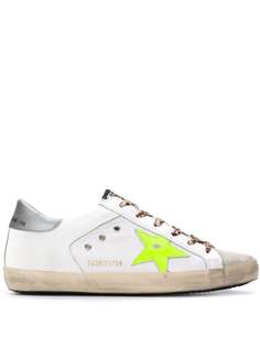 Golden Goose кроссовки Superstar с леопардовы принтом