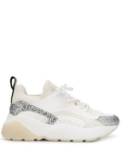 Stella McCartney кроссовки Elyse с блестками