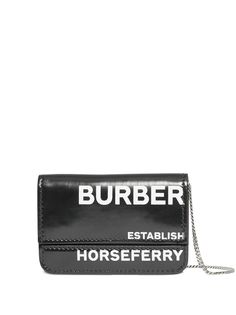Burberry картхолдер через плечо Horseferry