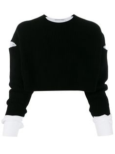 T By Alexander Wang многослойный джемпер