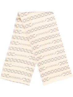 Chanel Pre-Owned шарф 2000-х годов с логотипом