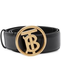 Burberry ремень с монограммой на пряжке