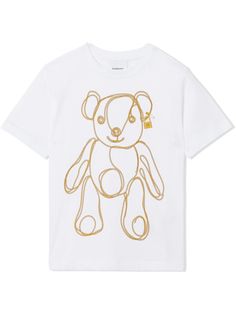 Burberry Kids футболка с принтом