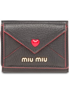 Miu Miu кошелек Madras с сердцем