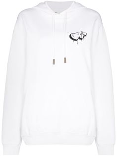 Off-White худи с принтом граффити