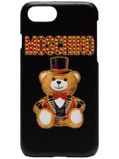 Moschino чехол для iPhone 8 с медведем и логотипом