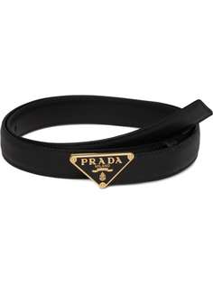 Prada ремень с металлическим логотипом