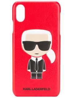 Karl Lagerfeld чехол Ikonik Karl для iPhone XS Max с тиснением