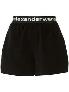 Alexander Wang вельветовые шорты с завышенной талией
