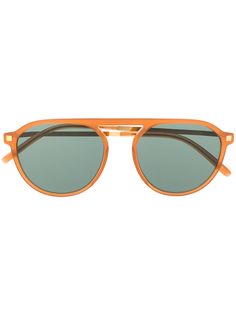 Mykita солнцезащитные очки-авиаторы Helgi
