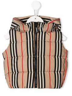 Burberry Kids пуховик в клетку Vintage Check