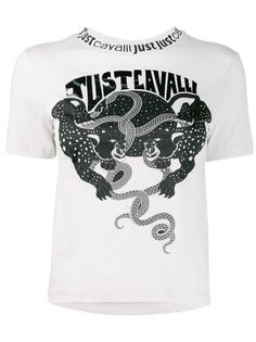 Just Cavalli футболка с логотипом