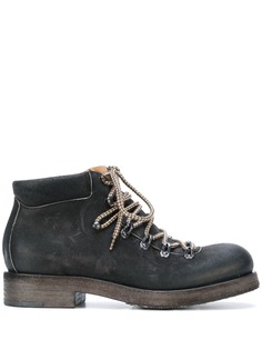 Del Carlo массивные ботинки на шнуровке