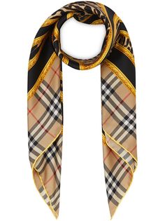 Burberry платок с принтом