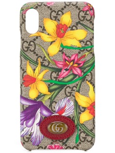 Gucci чехол Ophidia для iPhone X с логотипом GG