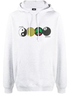 Stussy худи Harmony с графичным принтом