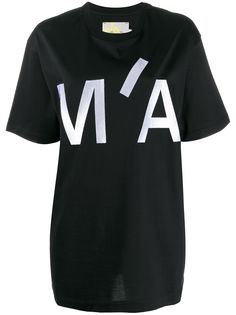 MarquesAlmeida футболка оверсайз с логотипом Marquesalmeida