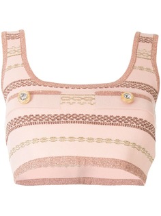 Alice McCall striped crop top