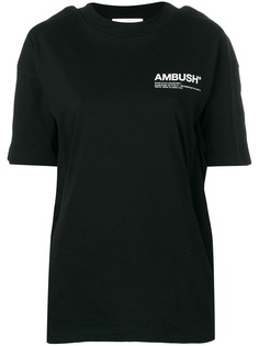 AMBUSH футболка Fin с логотипом