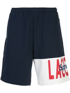Supreme спортивные шорты из коллаборации с Lacoste