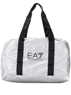Ea7 Emporio Armani сумка с эффектом металлик