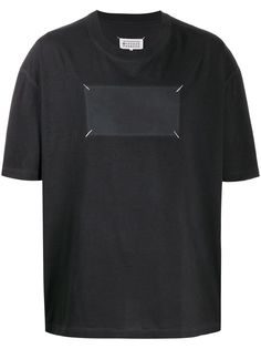 Maison Margiela футболка с декоративной строчкой