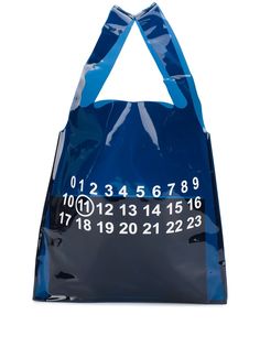 Maison Margiela прозрачная сумка-тоут с принтом