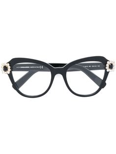 Dsquared2 Eyewear объемные очки в оправе "кошачий глаз"