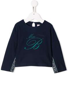 Miss Blumarine толстовка свободного кроя с логотипом