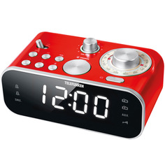 Радио-часы Telefunken TF-1593 Red/White TF-1593 Red/White