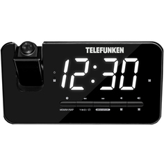 Радио-часы Telefunken TF-1543 Black/White