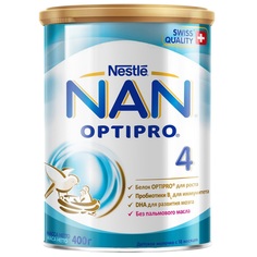 Детское молочко Nan Optipro 4 с 18 месяцев, 400 г