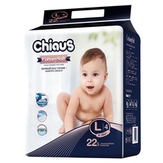 Трусики-подгузники Chiaus Cottony Soft, р. 4, 9-14 кг, 22 шт