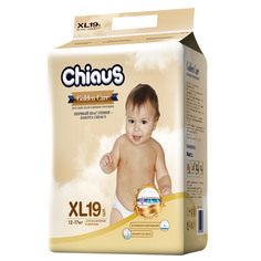 Трусики-подгузники Chiaus Golden Care, р. 4+, 12-17 кг, 19 шт