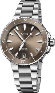 Швейцарские женские часы в коллекции Aquis Женские часы Oris 733-7731-41-56MB