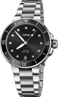 Швейцарские женские часы в коллекции Aquis Женские часы Oris 733-7731-41-94MB