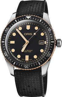 Швейцарские мужские часы в коллекции Divers Мужские часы Oris 733-7720-43-54RS