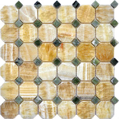 Мозаика Natural Octagon M073+M068-BP 30,5х30,5 см