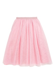 Розовая слоеная юбка Bonpoint
